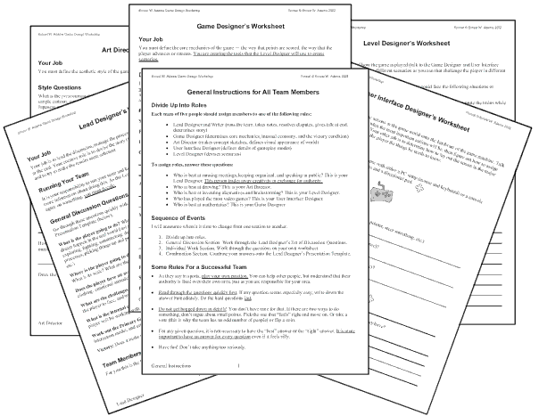 Worksheets